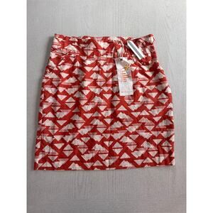 NWT Tulle Mini Skirt Tribal Print Indie Sleeze Campcore (T)
